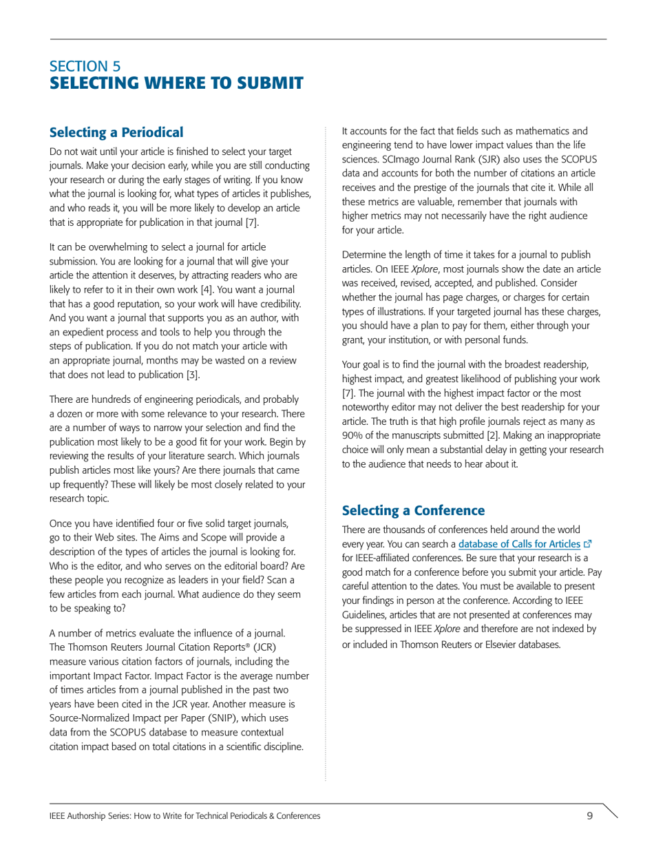 Ieee Authorship Series: How to Write for Technical Periodicals  Conferences, Page 11