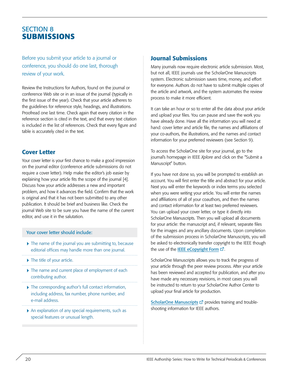 Ieee Authorship Series: How to Write for Technical Periodicals  Conferences, Page 22