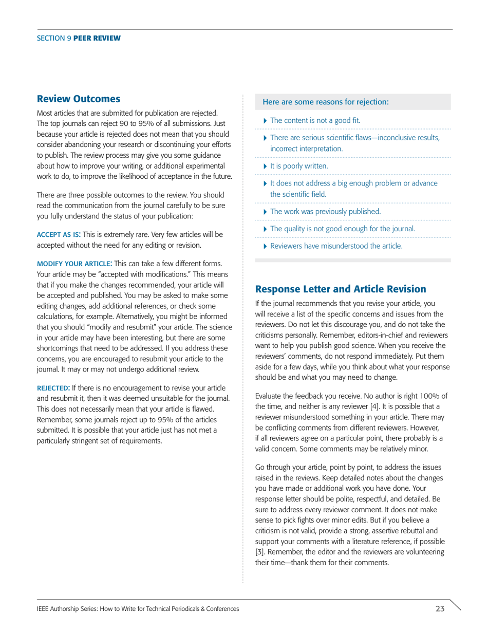 Ieee Authorship Series: How to Write for Technical Periodicals  Conferences, Page 25