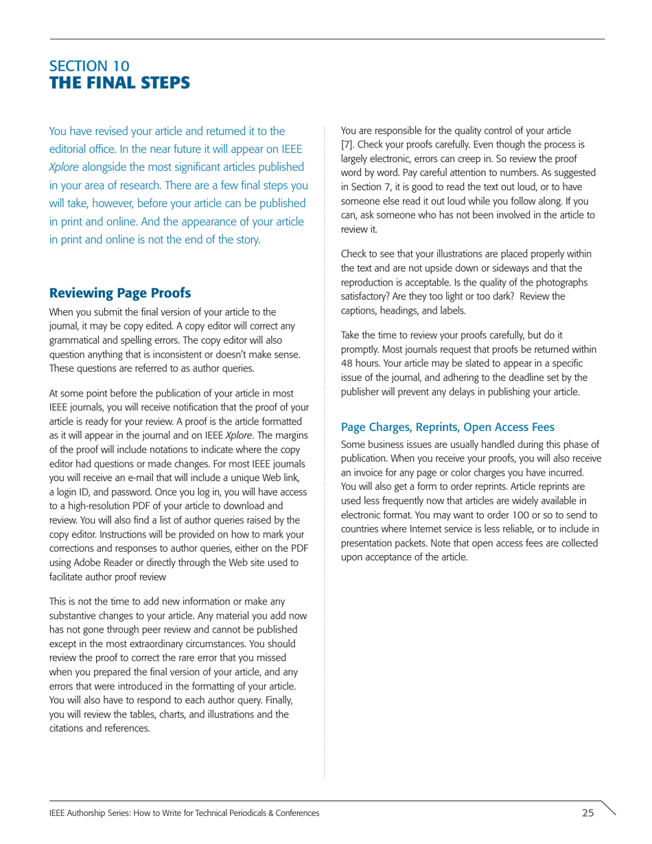 Ieee Authorship Series: How to Write for Technical Periodicals  Conferences, Page 27