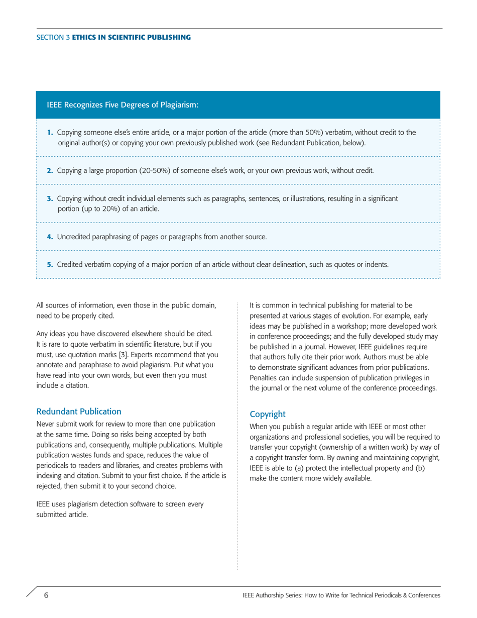 Ieee Authorship Series: How to Write for Technical Periodicals  Conferences, Page 8