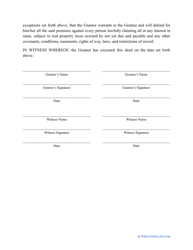 Warranty Deed Form - Georgia (United States), Page 2