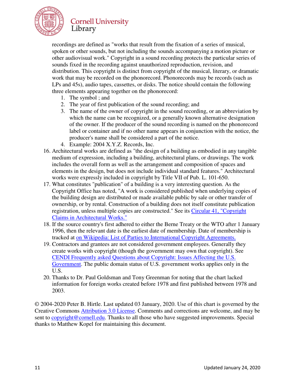 Copyright Term and the Public Domain in the United States - Cornell Copyright Information Center, Page 11