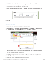 How to Create an Mla Essay Template in Microsoft Word on a Pc - Hannah Wiltbank, San Jose University Writing Center, Page 2