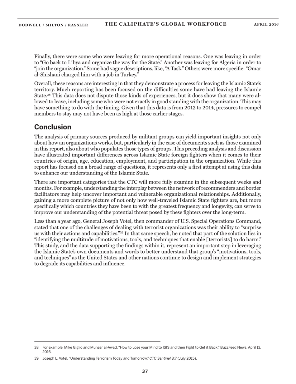 The Caliphates Global Workforce: an Inside Look at the Islamic States Foreign Fighter Paper Trail - Combating Terrorism Center at West Point, Page 45