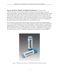 A Comparative Study of Lithum-Ion Batteries - University of Southern California, Page 15