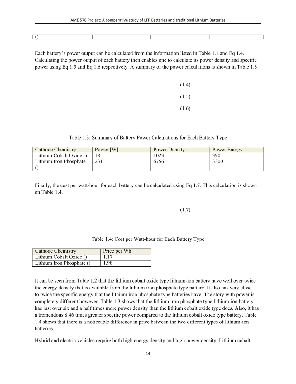 A Comparative Study of Lithum-Ion Batteries - University of Southern California, Page 17