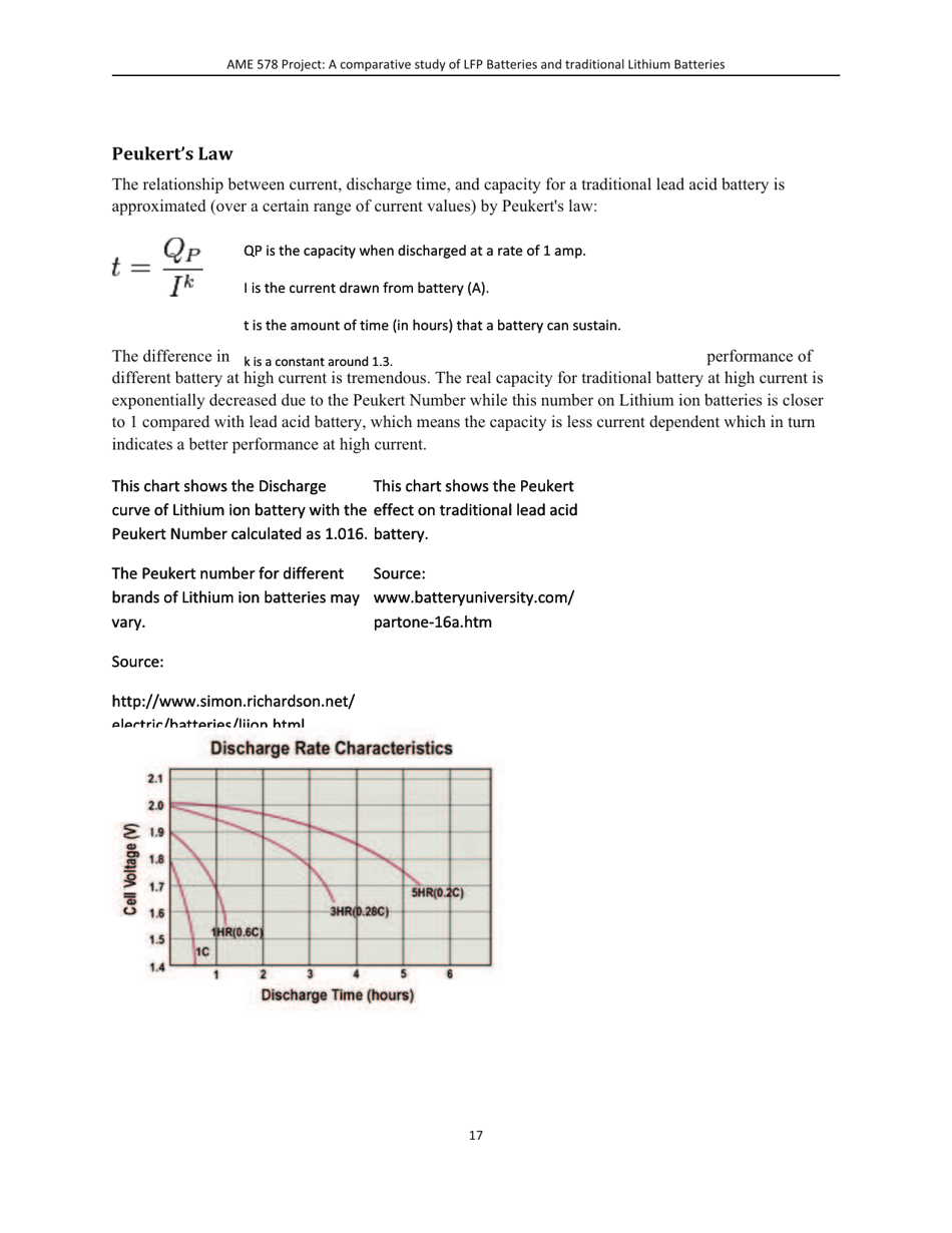 A Comparative Study of Lithum-Ion Batteries - University of Southern California, Page 20