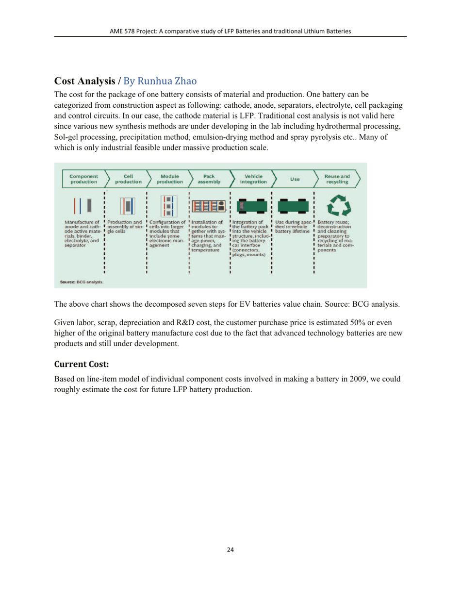 A Comparative Study of Lithum-Ion Batteries - University of Southern California, Page 27