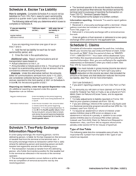 Instructions for IRS Form 720 Quarterly Federal Excise Tax Return, Page 12