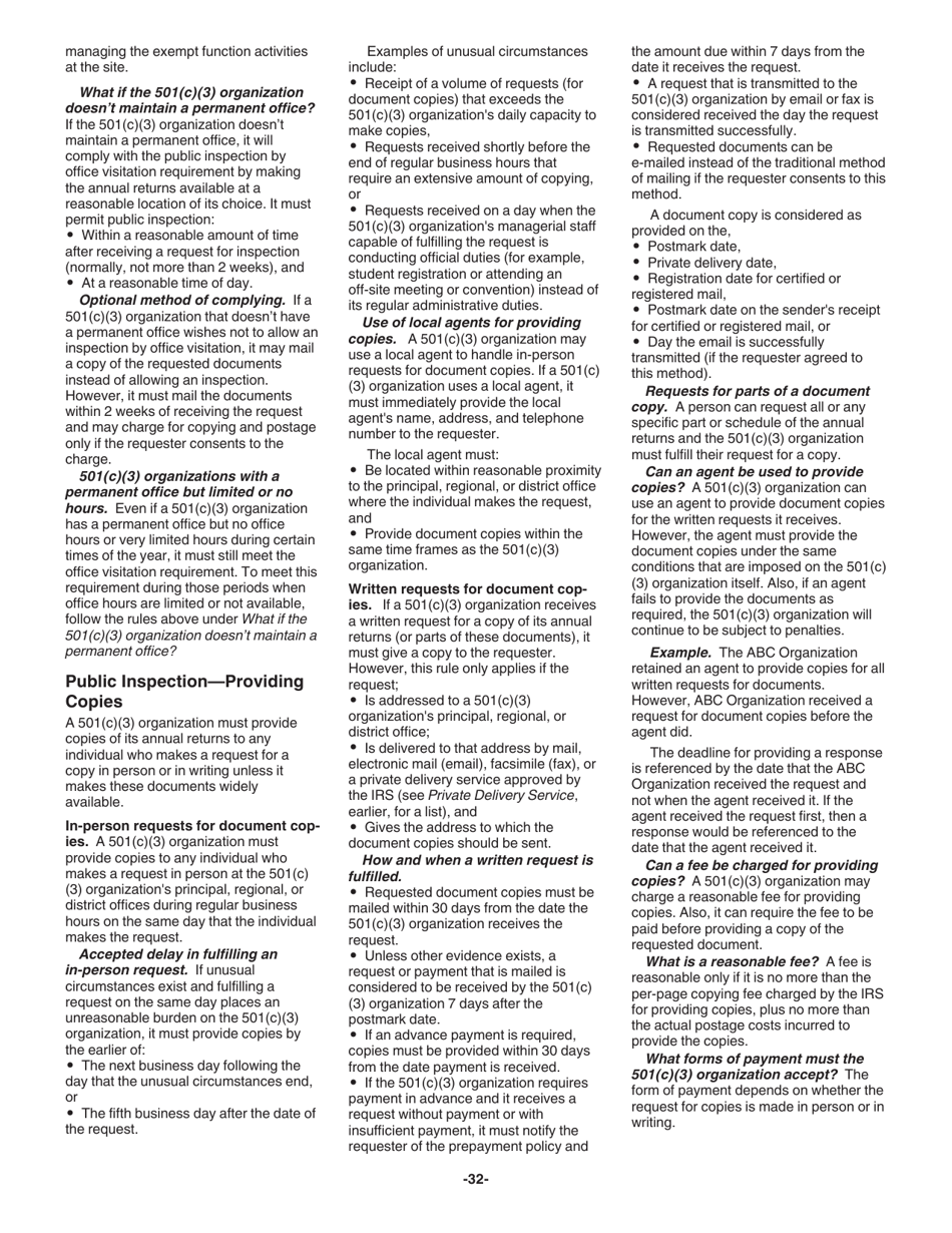 Instructions for IRS Form 990-T Exempt Organization Business Income Tax Return (And Proxy Tax Under Section 6033(E)), Page 32