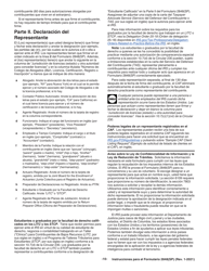 Instrucciones para IRS Formulario 2848(SP) Poder Legal Y Declaracion Del Representante (Spanish), Page 10