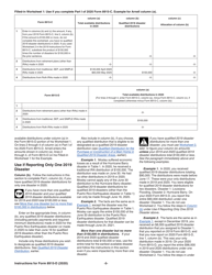 Instructions for IRS Form 8915-D Qualified 2019 Disaster Retirement Plan Distributions and Repayments, Page 5