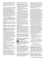 Instructions for IRS Form 8915-C Qualified 2018 Disaster Retirement Plan Distributions and Repayments, Page 2