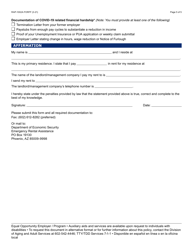 Form RAP-1002A Emergency Rental Assistance Program Manual Application - Arizona, Page 5