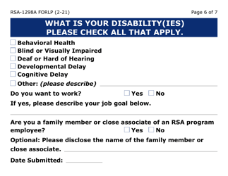 Form RSA-1298A-LP Referral Form (Large Print) - Arizona, Page 6