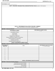 DD Form 2906D Defense Civilian Intelligence Personnel System (DCIPS) Performance Appraisal, Page 3