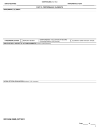 DD Form 2906D Defense Civilian Intelligence Personnel System (DCIPS) Performance Appraisal, Page 4
