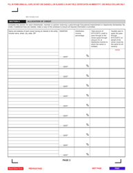 Form REV-1123 Educational Improvement/Opportunity Scholarship Tax Credit Election Form - Pennsylvania, Page 2