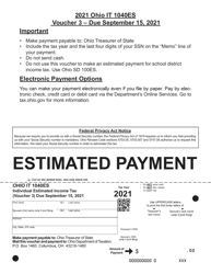 Form IT1040ES Individual Estimated Income Tax Voucher - Ohio, Page 3