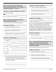 USCIS Form I-129CWR Semiannual Report for CW-1 Employers, Page 4