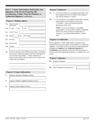 USCIS Form I-129CWR Semiannual Report for CW-1 Employers, Page 5