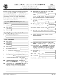 USCIS Form I-129CWR Semiannual Report for CW-1 Employers, Page 7