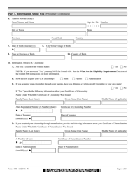 USCIS Form I-600 Petition to Classify Orphan as an Immediate Relative, Page 2