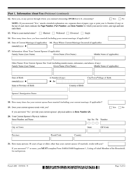 USCIS Form I-600 Petition to Classify Orphan as an Immediate Relative, Page 3