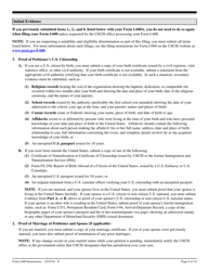 Instructions for USCIS Form I-600 Petition to Classify Orphan as an Immediate Relative, Page 6