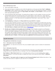 Instructions for USCIS Form N-470 Application to Preserve Residence for Naturalization Purposes, Page 3