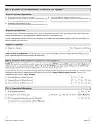 USCIS Form N-426 Request for Certification of Military or Naval Service, Page 3