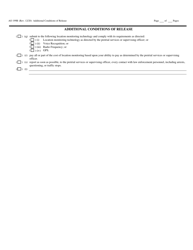 Form AO199B Additional Conditions of Release, Page 2