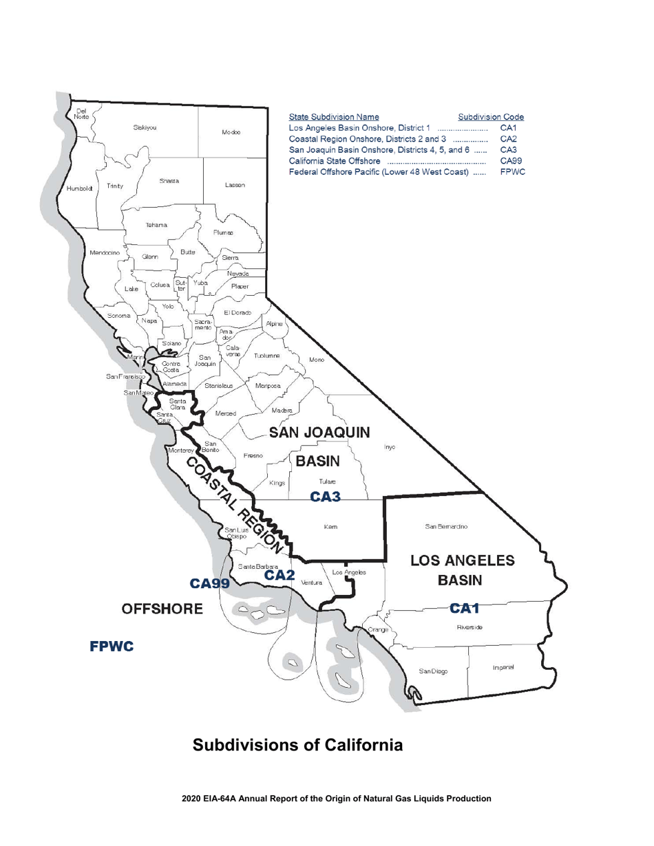Instructions for Form EIA-64A Annual Report of the Origin of Natural Gas Liquids Production, Page 9