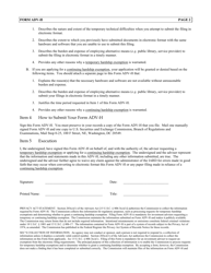 SEC Form 2566 (ADV-H) Application for a Temporary or Continuing Hardship Exemption, Page 2
