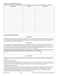 Form BEN065 Long-Term Care Health Questionnaire - Alaska, Page 4