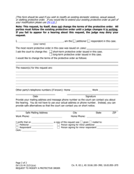 Form DV-131 Request to Modify Protective Order (Multiple Petitioners) - Alaska, Page 2