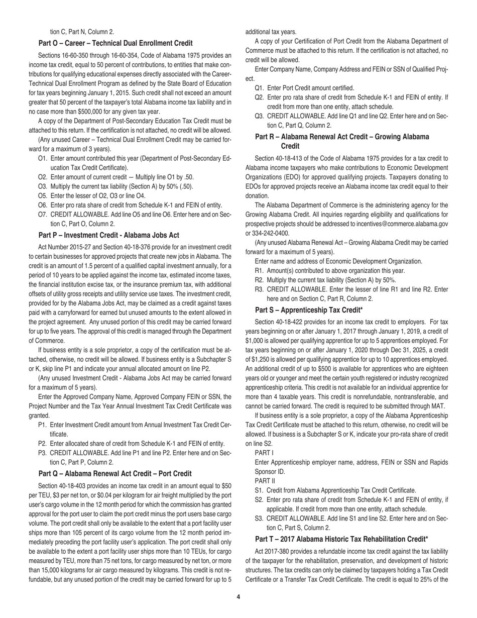 Download Instructions for Form 40, 40NR Addendum OC Other Available