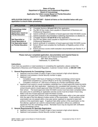 Form DBPR COSMO1 &quot;Application for Initial License Based on Florida Education&quot; - Florida