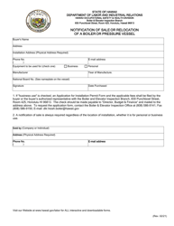 Notification of Sale or Relocation of a Boiler or Pressure Vessel - Hawaii, Page 2