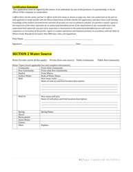 Dairy Permit Application - Illinois, Page 4