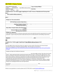 Dairy Permit Application - Illinois, Page 6
