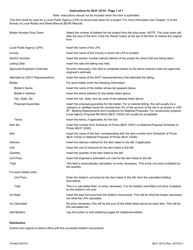 Form BLR12315 Tabulation of Bids - Illinois, Page 2