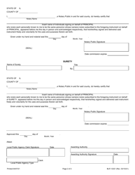 Form BLR12321 Contract Bond - Illinois, Page 2
