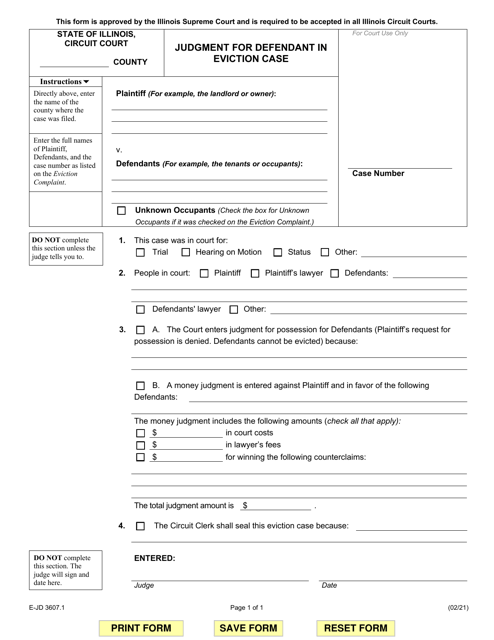 Form E-JD3607.1  Printable Pdf