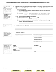 Form E-PS3603.1 Agreed Order in Eviction Case (Pay &amp; Stay) - Illinois, Page 2