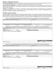 Form Per D81 Employment Application - Illinois, Page 2