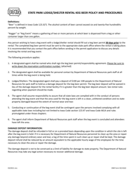 Document preview: DNR Form 542-8163 Responsibility Agreement/Keg Permit - Iowa