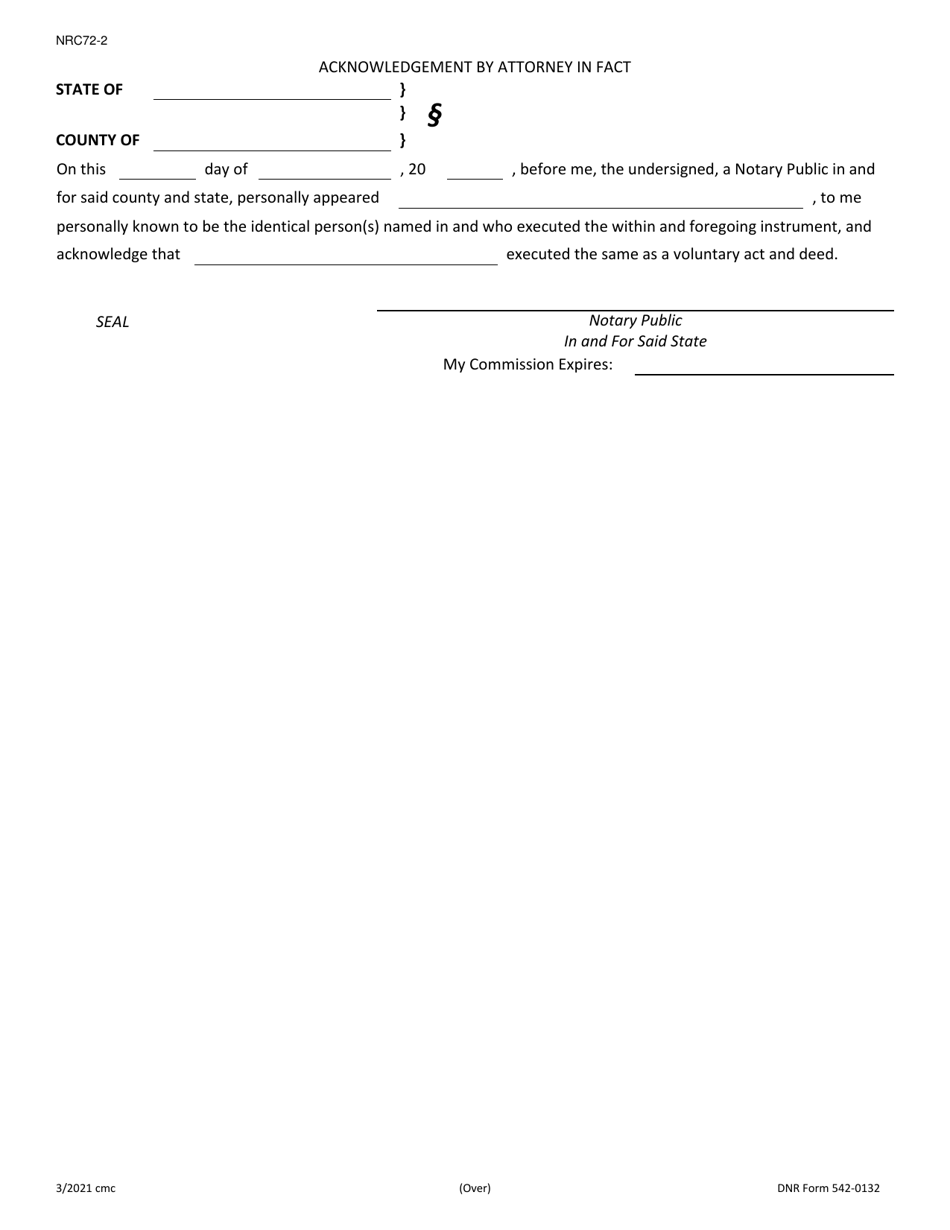 DNR Form 542-0132 Corporate Surety Bond Covering the Purchase of Timber From Timber Growers by a Timber Buyer or Buyers Agent - Iowa, Page 2