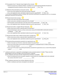 DNR Form 542-0618 Srf Environmental Review Checklist - Iowa, Page 3